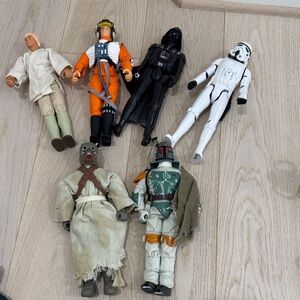 Vintage Star Wars dolls 20inch set